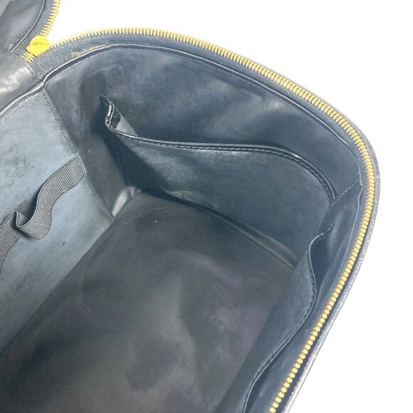 CHANEL vintage CC Vanity Bag 2WAY Shoulder Bag Hand Bag Patent Leather Black - Picture 6 of 14